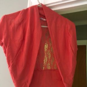 Ladies crop cardigan